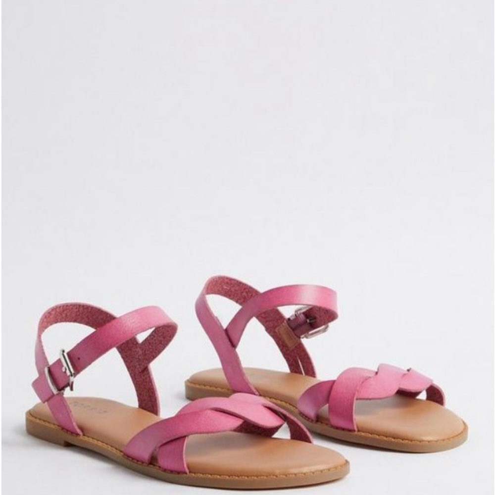 Ankle Strap Braided Sandal (WW)